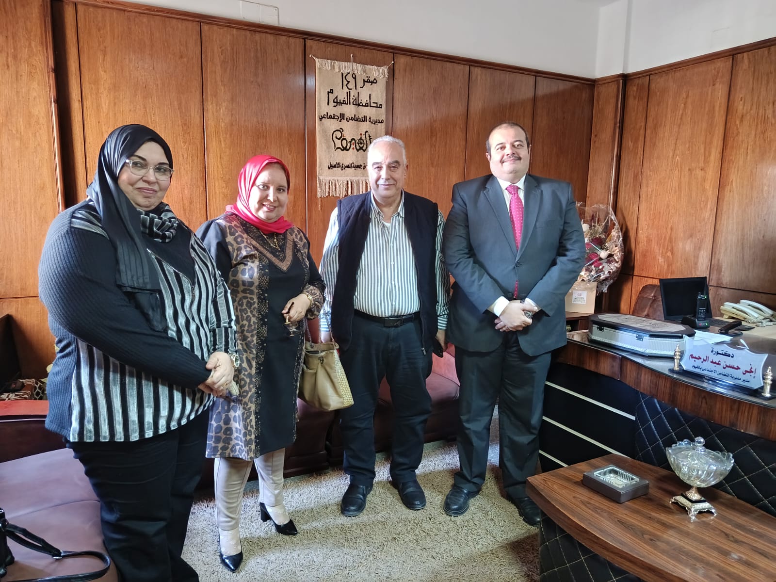 زيارة تهنئة وتأكيد على التعاون المشترك